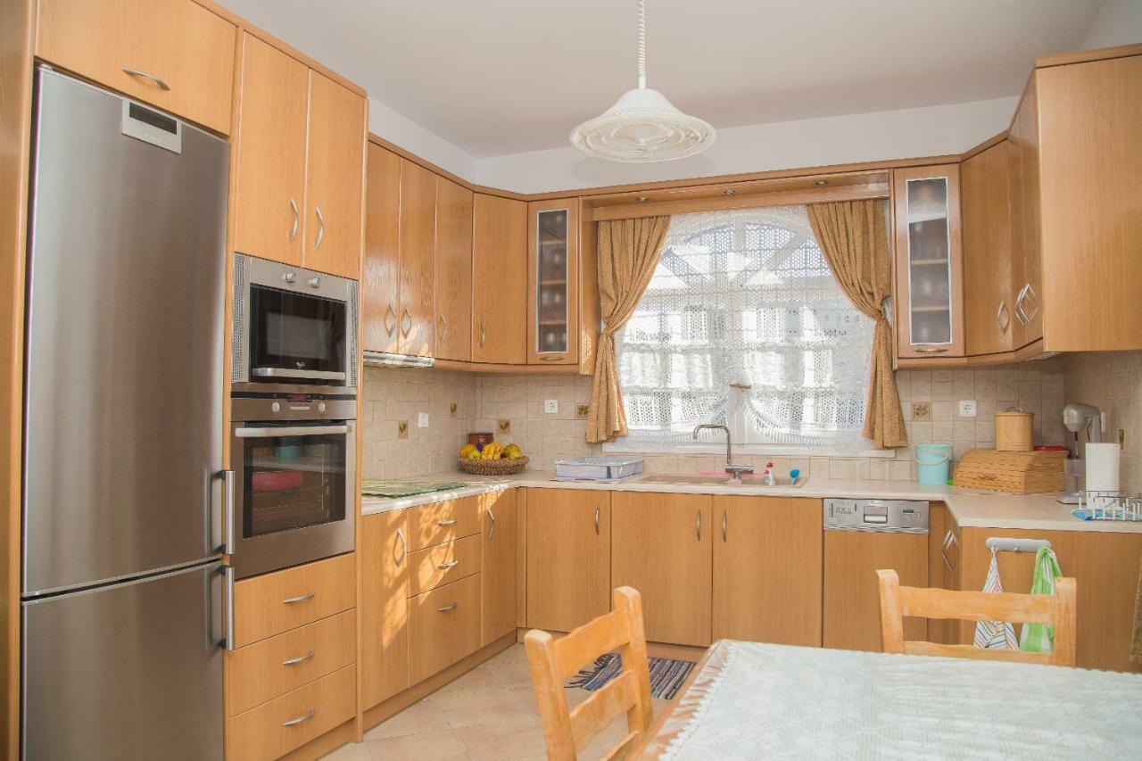 Villa Eva With Panoramic View Pyrgos Kallistis ภายนอก รูปภาพ